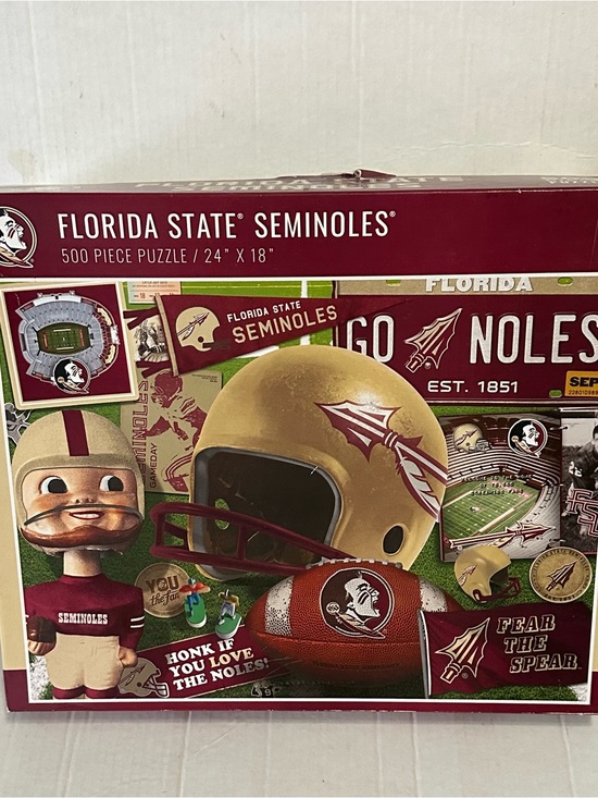 Florida State Other - Florida State Seminoles 500 Piece Puzzle 24x18 NCAA FSU Football NEW